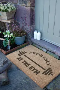 Probably At The Gym Doormat (90 x 60cm)