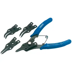 Draper 165mm Circlip Pliers Set 5 Piece 19735