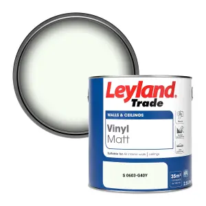 Leyland Trade Vinyl Matt Walls & Ceilings Emulsion Paint (S 0603-G40Y) 2.5L