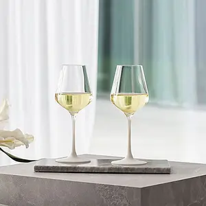 Villeroy & Boch Manufacture Rock Blanc Set of 4 White Wine Goblets