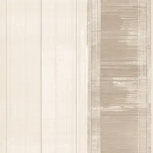 Galerie Atmosphere Taupe Sublime Stripe Smooth Wallpaper