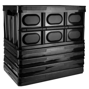 TekBox Large Folding Storage Box - Black