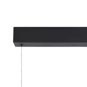 Metal LED Pendant Lamp Black CALAO