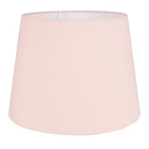 ValueLights Aspen Modern Tapered Table Floor Lamp Light Shade with Pink Fabric Finish