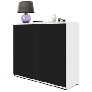 Sideboard Mcdevitt Matt White/Matt Black