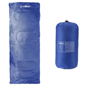 Envelope Sleeping Bag Single Stylish, Warm, Easy To Pack Camp Bag  Blue Envelope