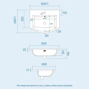 Nes Home 600mm Freestanding Modern Grey Gloss Basin Vanity Storage Unit