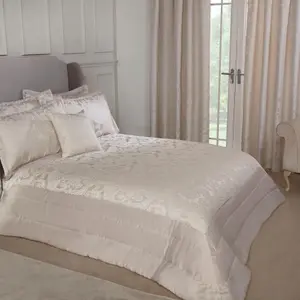 Duchess Luxury Jacquard Bedspread Cream