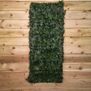 100cm x 200cm Artificial Fence Garden Trellis Privacy Screening Indoor Outdoor Wall Panel   Green Acer