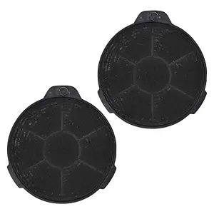 SPARES2GO Carbon Charcoal Vent Filter compatible with B&Q CATA Extractor Cooker Hood (Pack of 2)