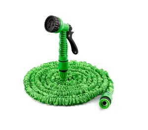 15M Expanding Garden Hose Pipe Lightweight Flexible 7 Dial Spray Gun