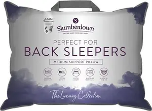 Slumberdown Perfect For Back Sleeper Medium Support Pillow