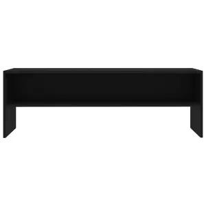 vidaXL TV Cabinet Black 120x40x40 cm Engineered Wood