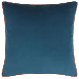 Paoletti Meridian Velvet Feather Rich Cushion