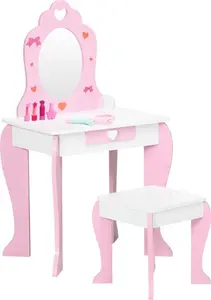 Playful Haven Pink Kids Dressing Table Set