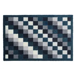 JVL Mega Machine Washable Doormat and Runner, Pixels