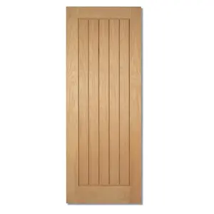 Mexicano Internal Door Pre-finished Oak / 198.1cm H x 61cm W x 3.5cm D