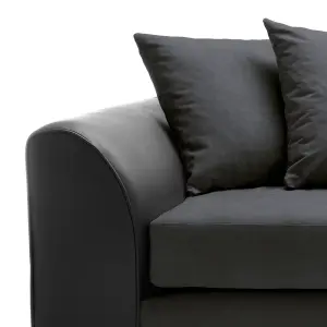 Dylan Collection 3 Seater Sofa in Black