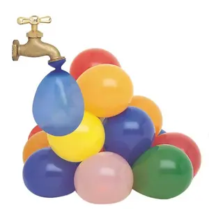 Unique Party Latex orted Designs Water Balloons (Pack of 60) Multicoloured (One Size)