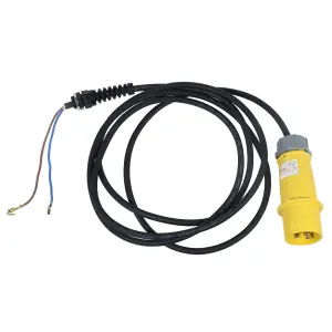 SPARES2GO 110v Cable Power Lead Compatible with Belle Minimix 150 M12 Cement Mixer