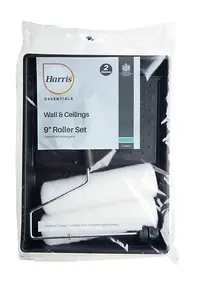 Harris 9" Essentials  Roller Set With 2 Roller Sleeves