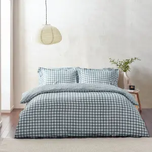 Yard Barton Check Reversible Duvet Set