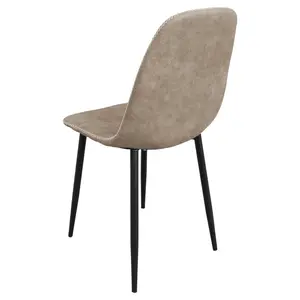 Simone Upholstered Dining Chair Fawn