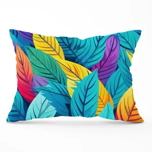 Bright Colourful Leaves Cushions 33cm x 48cm