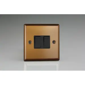 Wall Mounted Light Switch Bronze/Black