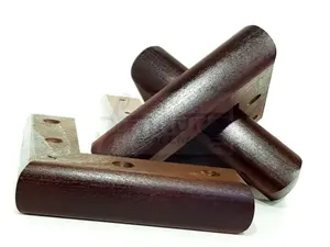 Antique Mahogany Wood Corner Feet 45mm High Replacement Furniture Sofa Legs Self Fixing  Chairs Cabinets Beds Etc PKC321