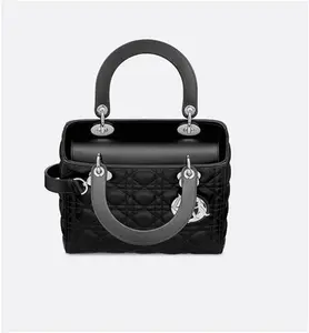 DIOR Medium Lady Dior Bag Black Cannage Lambskin - Women