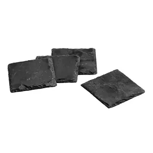 Maison by Premier Slate Square Coasters - Set of 4