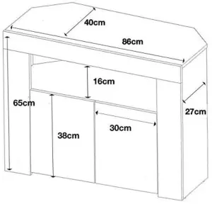 Furneo Corner TV Stand Unit Cabinet Matt & High Gloss Clifton07 White LED Lights