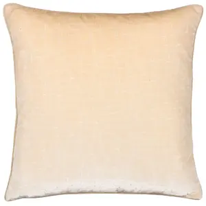 Bloomsbury Geometric Square Throw Cushion Ivory