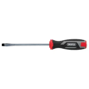 Draper Pound Thru Slotted Soft Grip Screwdriver, SL8 x 150mm 13478