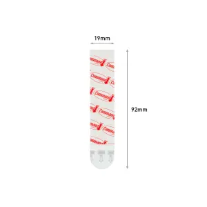 3M Command Large White Adhesive strip (Holds)4.4kg, Set of 8