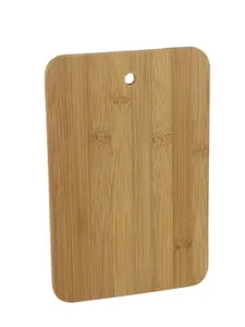 URBNLIVING 21cm Height 6pcs Bamboo Chopping Cutting Slicing Boards With Display Stand Fruit Vegetable