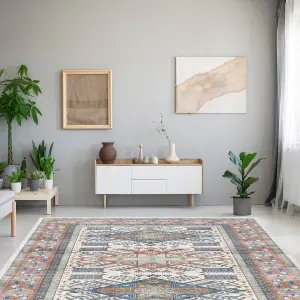 Sara Multicolour Persian Large Rug, (L)230cm x (W)160cm