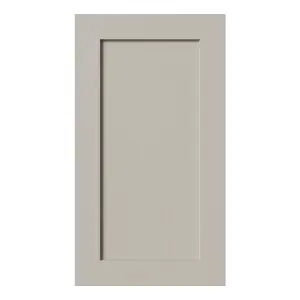 Tydeman Matt pebble Shaker Base/wall Cabinet door (W)400mm (H)720mm (T)20mm