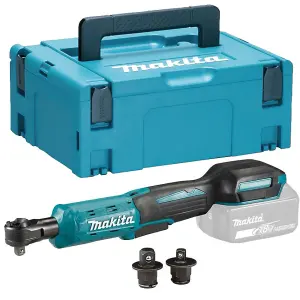 Makita DWR180Z 18v LXT Ratchet Wrench 1/4" Or 3/8" Square Drive Bare + Makpac