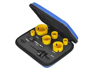 Faithfull  Professional Holesaw Kit, 9 Piece FAIHSKIT