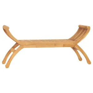 Berkfield Garden Bench 120 cm Solid Teak Wood