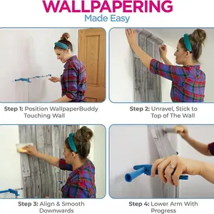 WallpaperBuddy Wallpaper Tool Wallpapering Easier and Faster for Beginners & DIY Interior Decorators