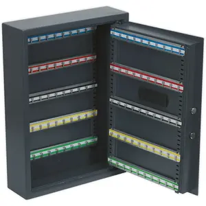 Secure Electronic Combination Key Cabinet Safe for 100 Keys - Heavy Duty Design