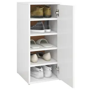 Berkfield Shoe Cabinets 2 pcs White 32x35x70 cm Engineered Wood