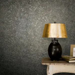 Galerie Perfecto 2 Black Scratched Texture Textured Wallpaper