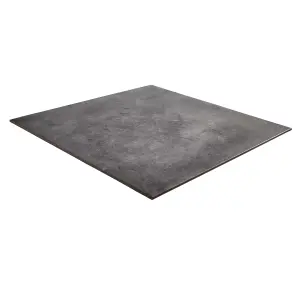 Colours Konkrete Anthracite Matt Concrete effect Porcelain Indoor Wall & floor tile, Pack of 4, (L)616mm (W)616mm