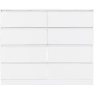 Braunstein 8 Drawer Chest Of Drawers White