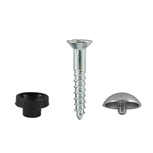 TIMCO Mirror Screws Dome Head Chrome - 8 x 1 1/2