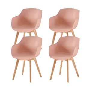 Neve Dining Armchair (Set of 4) Pink